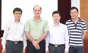 Dr. Khosro Khodayari (second from left) with team from BRI-CAAS