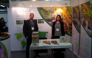 Eric Ythier and Emmanuelle Noël manned the SynTech stand at SETAC Europe 2014