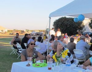 A scene from the 2016 Sanger picnic