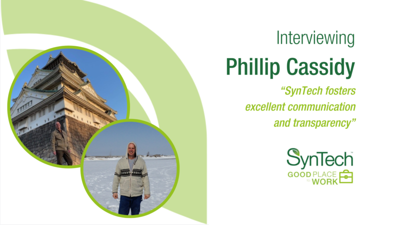 Good Place to Work – Interviewing Phillip Cassidy