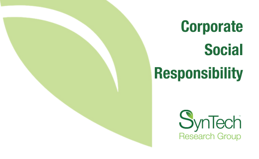 SynTech Research Group: Committed to Sustainability – Corporate Social Responsibility Updates